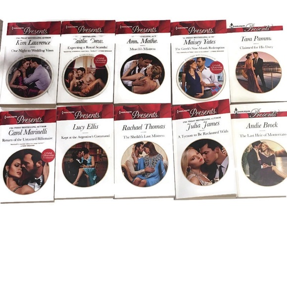 10 book/$30 Harlequin Romance Presents bundle - Picture 2 of 7
